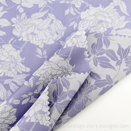 Smooth Shiny Jacquard Brocade Satin Fabric
